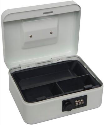 Money Safe With Tray Lock25 White